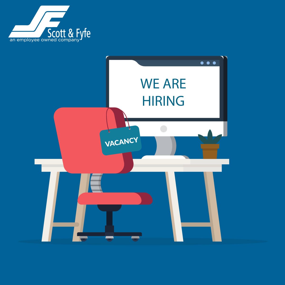 We are seeking a talented and hard-working Sales Administrator to become the next employee-owner at Scott &amp; Fyfe.

Call us on 01382 554 000 or email Alison Stewart (alison.stewart@scott-fyfe.com) for more information.

#office #sales #employeeownership #technicaltextiles