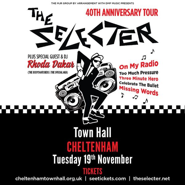 CheltenhamTH's tweet photo. This November celebrate @TheSelecter's 40 Anniversary with Special Guest & DJ Rhoda Dakar. The Selecter will be playing an extended, hit-rich set each night with some added favourites and surprises. @paulineblack
#40Yearsof2tone #2ToneSka TICKETS: https://t.co/1AUnMSi9Tz 🏁🏁🏁 https://t.co/9dWcJ5potZ