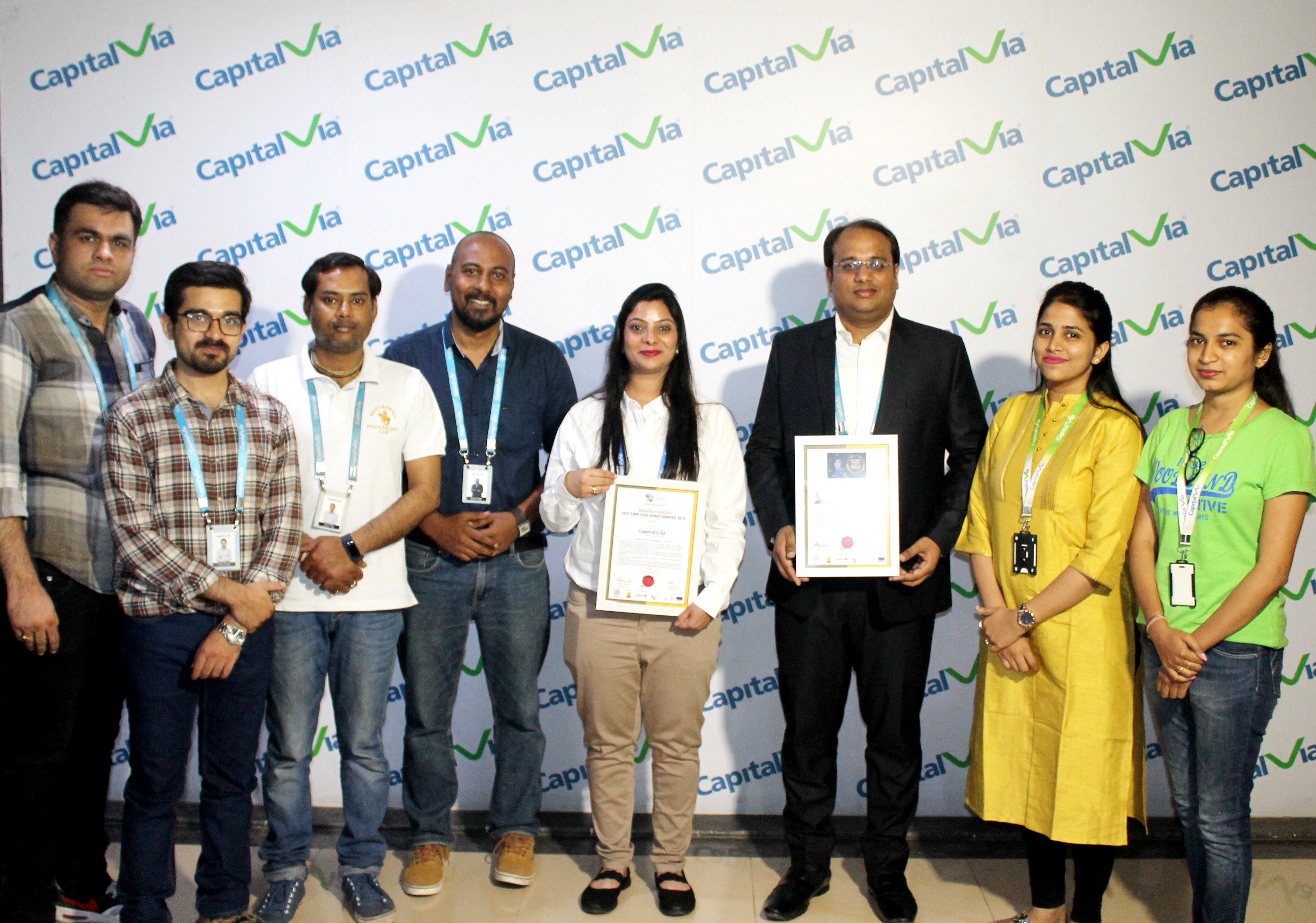 capitalvia auf twitter: „capitalvia is proud to get recognized as the #bestemployer brand in #madhyapradesh. this award is testimony to the fact that we have always treated human capital as our biggest