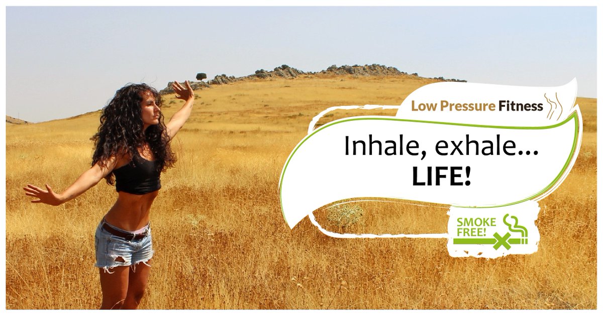 LPFworkout's tweet image. Forget about smoking!
Inhale and exhale with #LowPressureFitness more life! 💛
#WorldNoTobaccoDay 🚭
#NoTobacco