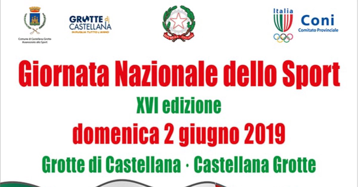 #giornatanazionaledellosport a Castellana Grotte ➡️ comune.castellanagrotte.ba.it/index.php/news… <a href="/paxmorris/">maurizio pace</a>