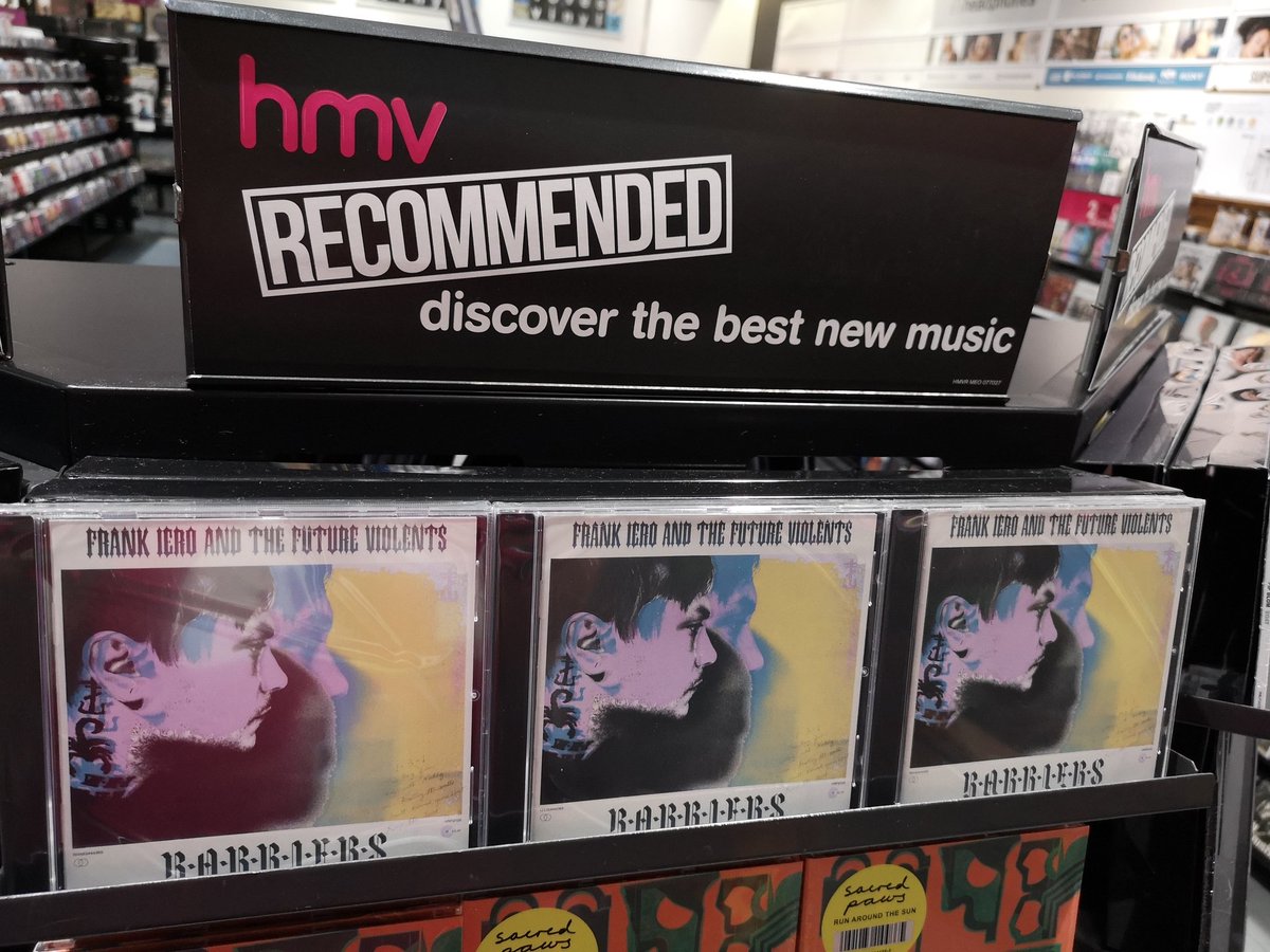 hmvStirling's tweet photo. #NewMusicFriday @FrankIero and The Future Violents #Barriers out now on @unfdcentral #hmvRecommended https://t.co/JRkaEdIs5H