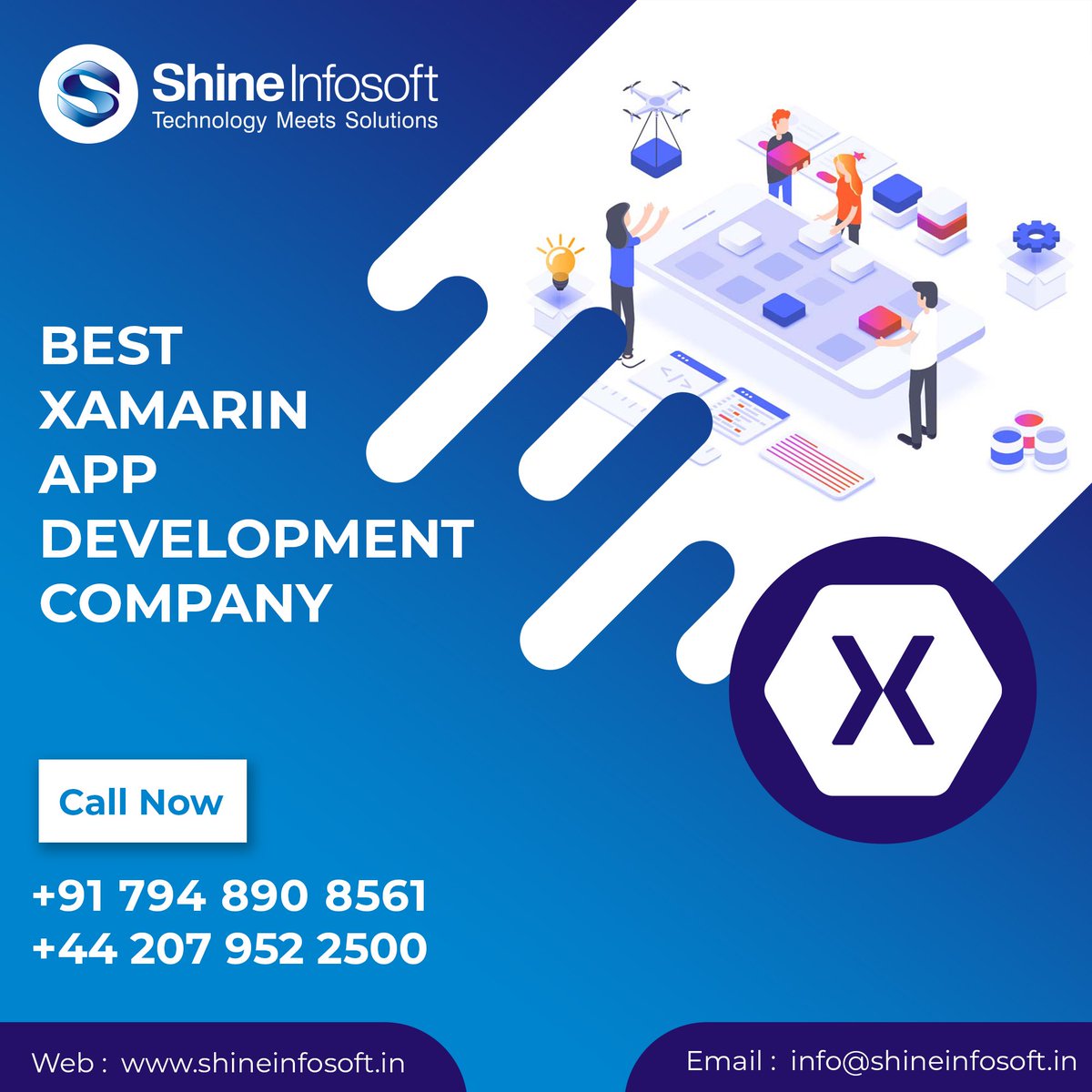 shine_infosoft's tweet image. If you have any questions regarding website and mobile app development, So You can email or call us anytime. meet us by personally visiting at office, fill up the form. bit.ly/2WuqO0N
#xamarinappdevelopmentservices #xamarinappdevelopment #xamarinmobileappdevelopment