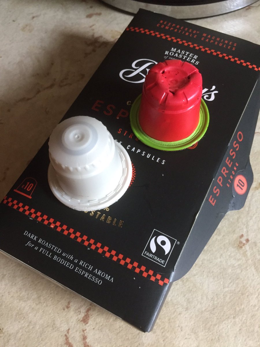 AmbiguousFiddle's tweet photo. @BewleysIreland So impressed with the new white pods. Generally using the old pods was a very frustrating experience. Poor pressure and regular jams made the convenience of having a coffee machine a distant memory. Now I can enjoy having a guilt free coffee at home without tearing my hair out! https://t.co/2AcziZUQmG