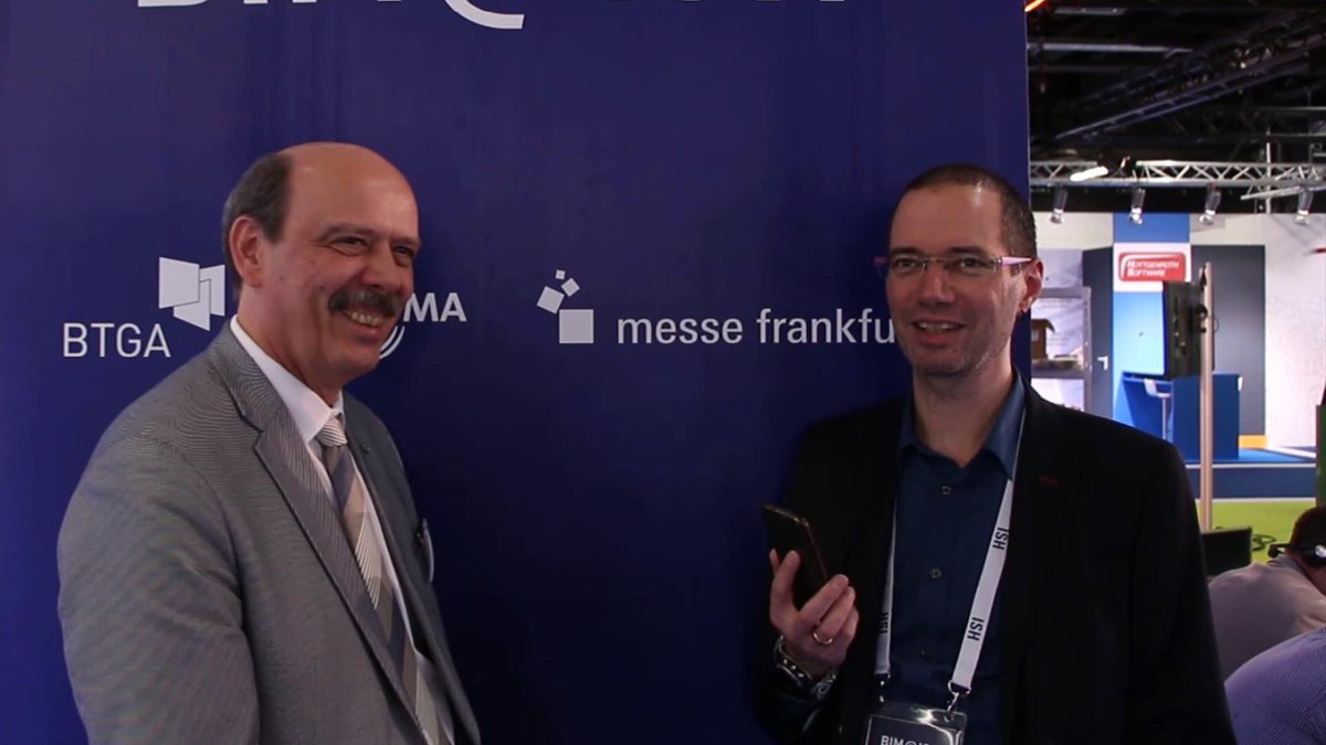 New video out now! 
Clemens Schickel from <a href="/btga/">BrandonTheGreatAceto</a> and CAD-Development's <a href="/TimHoffeller/">Tim Hoffeller</a> review BIM@ISH🙌  

Click the link ⬇️to watch 
cad-development.de/info/news/news… 
#btga #BIM #ISH19