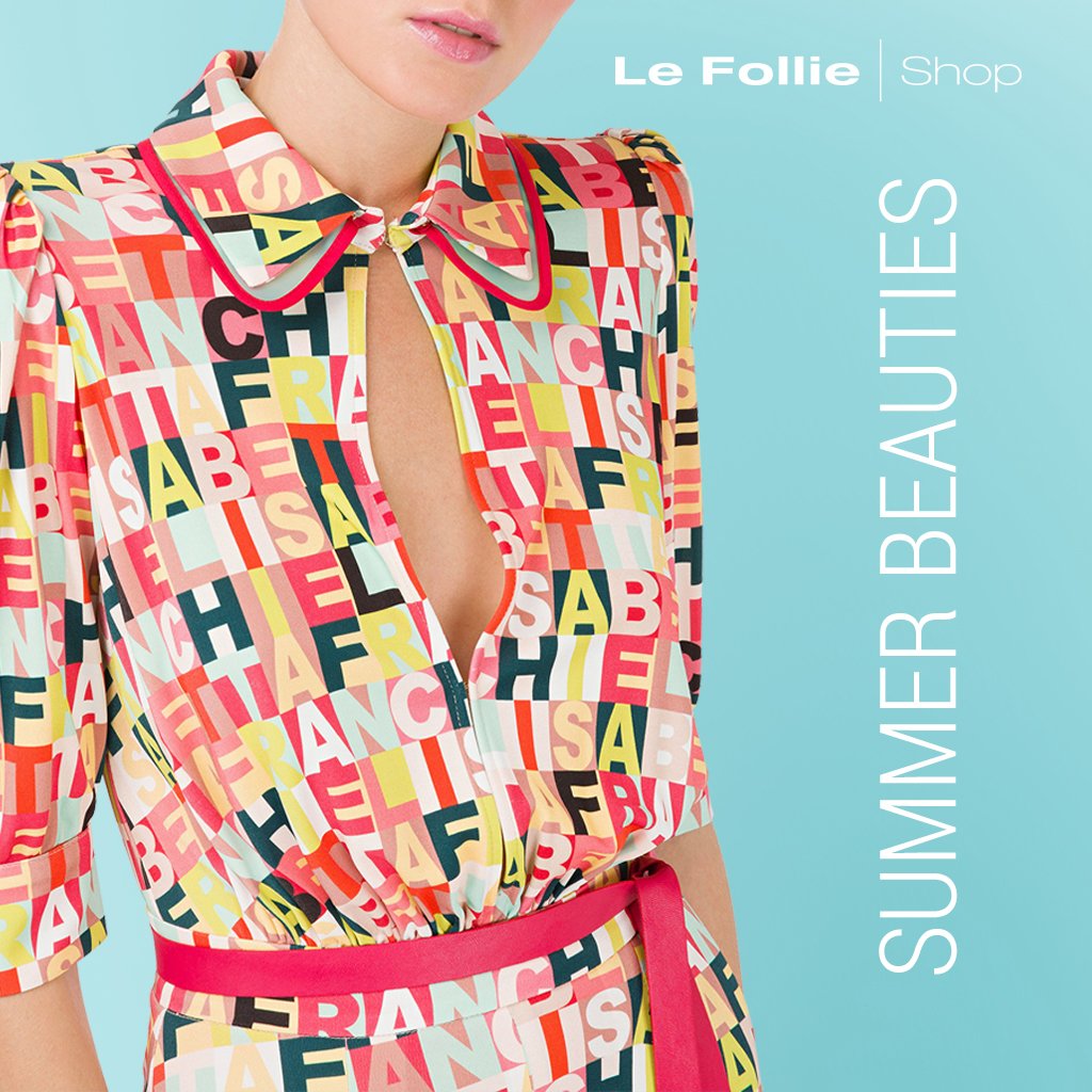 LeFollieShop's tweet photo. SUMMER BEAUTIES - Spring summer collection 2019
Scoprila adesso😘
https://t.co/2cu9vyKmZj https://t.co/rhztOfFmUt