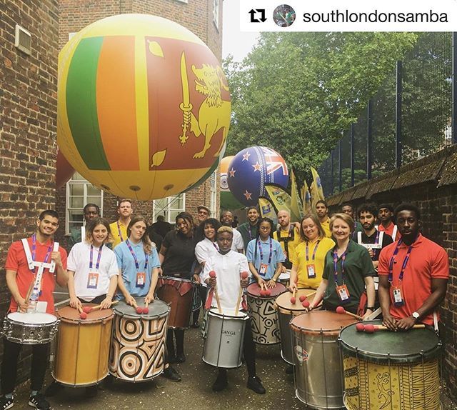 keiranpearson's tweet photo. Squad goals 💚

#Repost @southlondonsamba
・・・
🥁 We had an AMAZING time performing at the Cricket World Cup Opening Ceremony!!! 🏆⚾️ ☀️ What a beautiful day for Cricket 🎶 Come on ENGLAND!! 🏴󠁧󠁢󠁥󠁮󠁧󠁿 @englandcricket @icc https://t.co/NL29mo7Rym https://t.co/uw7ZYRItlb