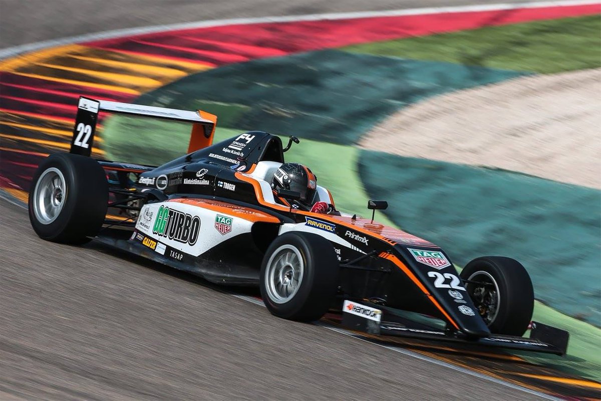 smtrogen's tweet photo. The news are out and I will be back behind the wheel in a F4 car and drive a race in Formula Academy Finland series next weekend in Ahvenisto! 🤩 #FormulaAcademyFinland #F4 #Formula #FlyingFinnAcademy #GGTurbo #TagHeuer #SMTrogen https://t.co/f2NUdHypMM