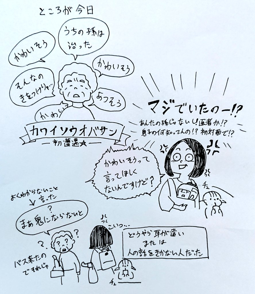 初遭遇記念に描いた