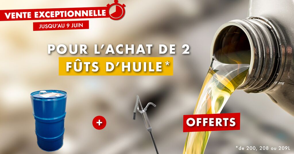 agrizone_net's tweet photo. [OFFRE EXCEPTIONNELLE]
Besoin de faire le plein d'huile ? Pour 2 fûts achetés, Agrizone vous offre un tonnelet d'huile HV46 en 55L et une pompe manuelle !
Offre valable du 1er au 9 juin.
Découvrir les produits ➡️ https://t.co/ozzItZJxRb
#Agriculture #Tracteur #Agricole https://t.co/lDtpsKs3fO