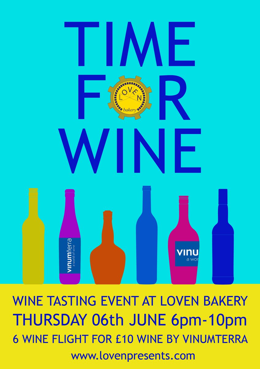 🍷TIME FOR WINE - LOVEN Wine Tasting Event🍷 returns Thursday 6th June from with fine wines supplied by @vinumterra_wines, 6 wine flight for £10. On the night we’ll be serving the LOVEN Dinner menu • Send your reservations to: loven@lovenpresents.com or simply drop us a message