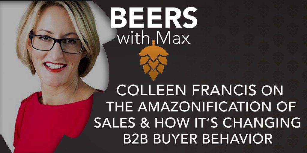 [New Episode] Colleen Francis on The Amazonification of Sales &amp; How It’s Changing B2B Buyer Behavior
Get the Full Episode Here--> buff.ly/2wsH17N