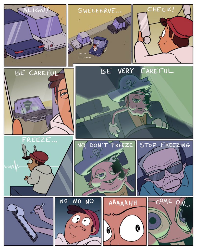Look out, it's PAGES 38 and 39 of CENCARS!! AKA "The Ones I Think About When I Advertise How To Read All the Old Pages." (Btw you can still do that real easy at https://t.co/GMS9H9K47a, or in my pinned Twitter moment). Finale next week???