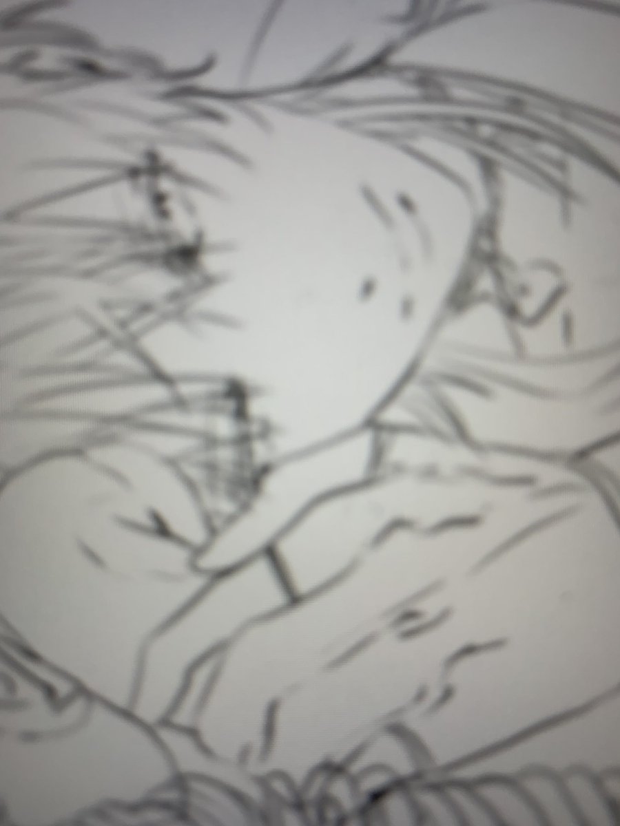 色置けず線画で寝転がしたままである 