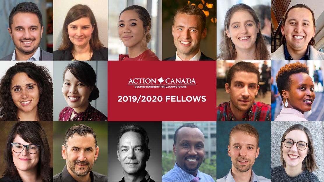actioncanada's tweet photo. Meet the 2019/2020 #ActionCanada cohort. The 16 Fellows from across Canada will be diving into this year's theme, the Future of Work.

We can't wait to meet these incredible individuals in Vancouver for the first study tour on June 13.

Read more: https://t.co/2nByQ6XArU
#cdnpoli https://t.co/nzNf2jBrDQ
