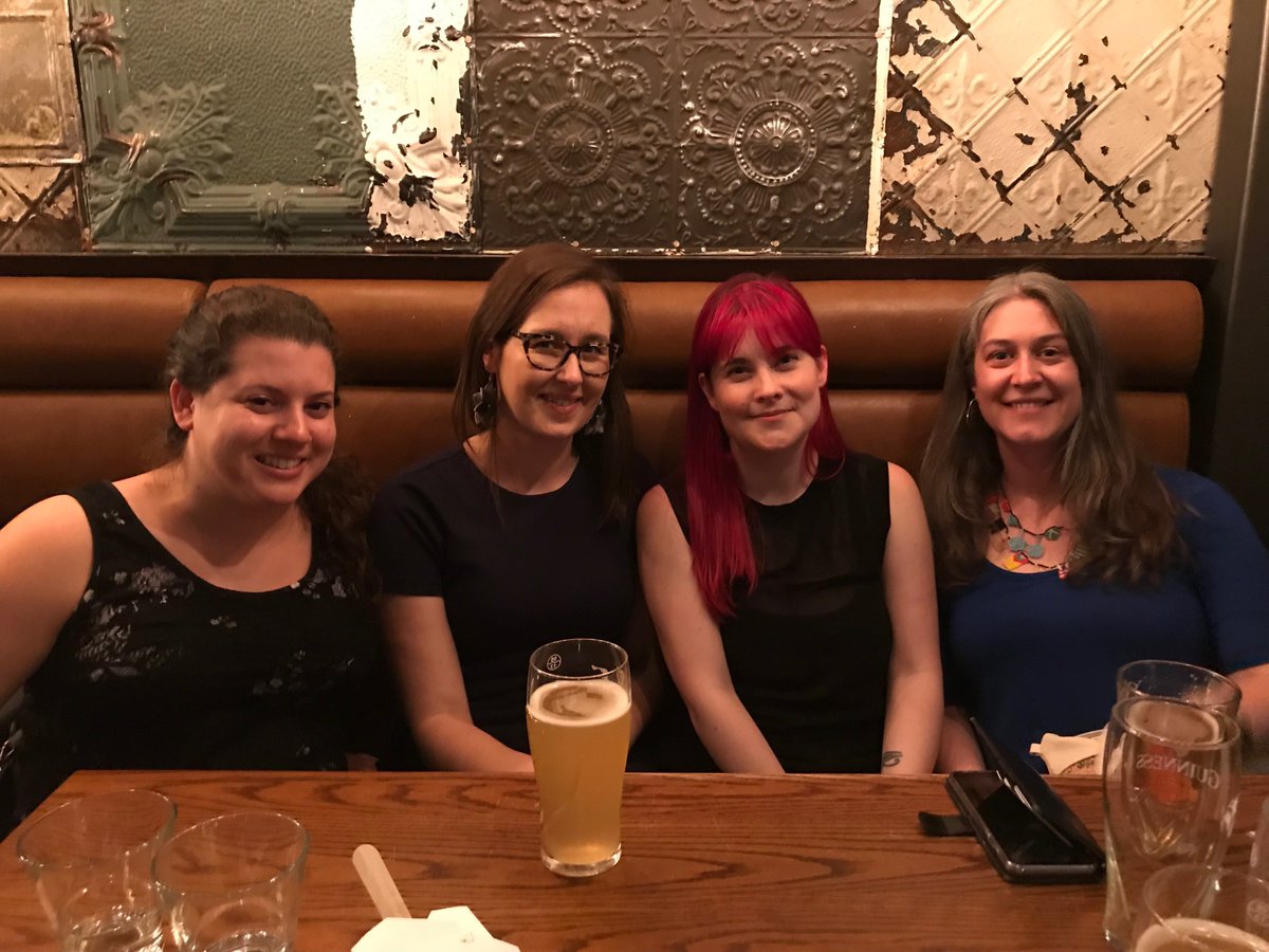 mmst50's tweet photo. Yesterday, we had so many reasons to celebrate at our Alumni Reunion After Party! Museum Studies alumni mingled while watching the @Raptors playing at East of Brunswick Pub. 

#MMSt50 #UofTReunion https://t.co/lKtMpNS2gI