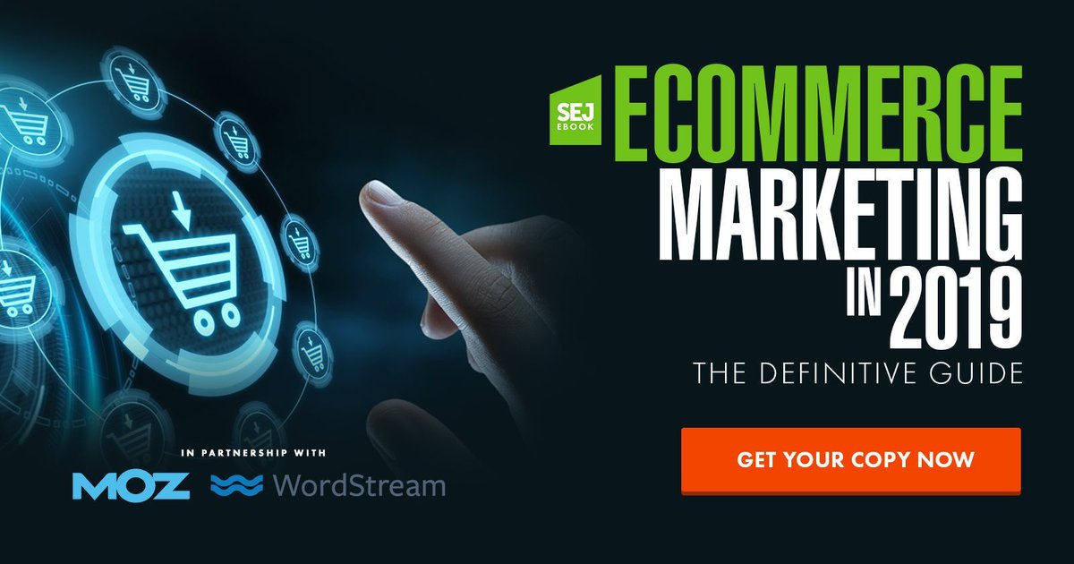 sejournal's tweet photo. DOWNLOAD: Ecommerce #Marketing in 2019: The Definitive Guide! Learn to: 
✔️ set up an #ecommerce business
✔️ identify #digitalmarketing trends
✔️ grow an online #business

Want your #onlinestore to win big in 2019? Download now: https://t.co/AQy4sVEuCq  #SEO #Ecomm https://t.co/rMtHHkJEE2