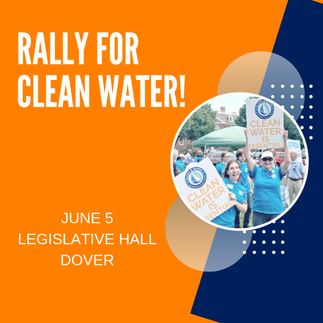 DelRivCoalition's tweet photo. On Wednesday June 5th, we’ll be heading to Dover, DE to rally for clean water and HB 200 - the Clean Water for Delaware Act. 💧 Join us to protect our environment, economy, and water for future generations! #CleanWaterDE RSVP - https://t.co/LqO2C7N2uW https://t.co/Dfi15cPNNi