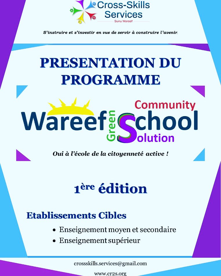 DanielNMendy's tweet photo. Un programme de l'organisation CROSS-SKILLS SERVICES (Cr2S). Ce dernier est un réseau de domaines et de compétences qui apporte des solutions pratiques au problèmes de nos communautés.
 #Cr2S #Développement #Durable #OCB https://t.co/bd7Mx0e4ut
