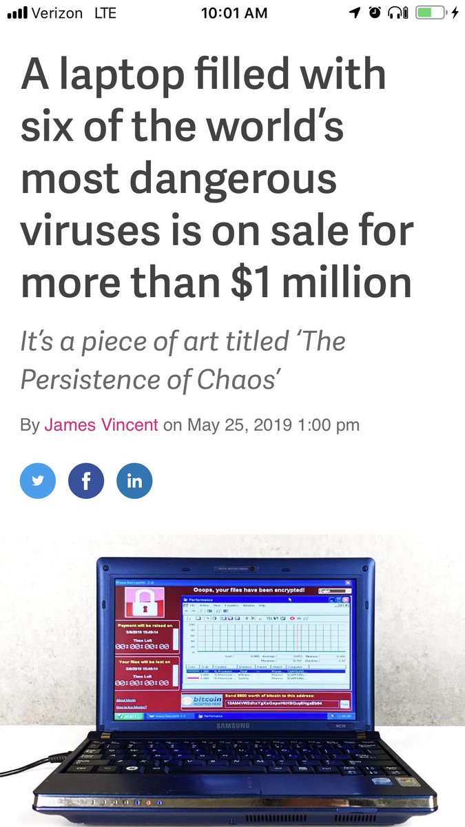 Barrowings's tweet photo. Yup, it’s good for $1 Million! 
Crazy!  
#Cybersecurity #BarrowTech https://t.co/1oYcydTIy8