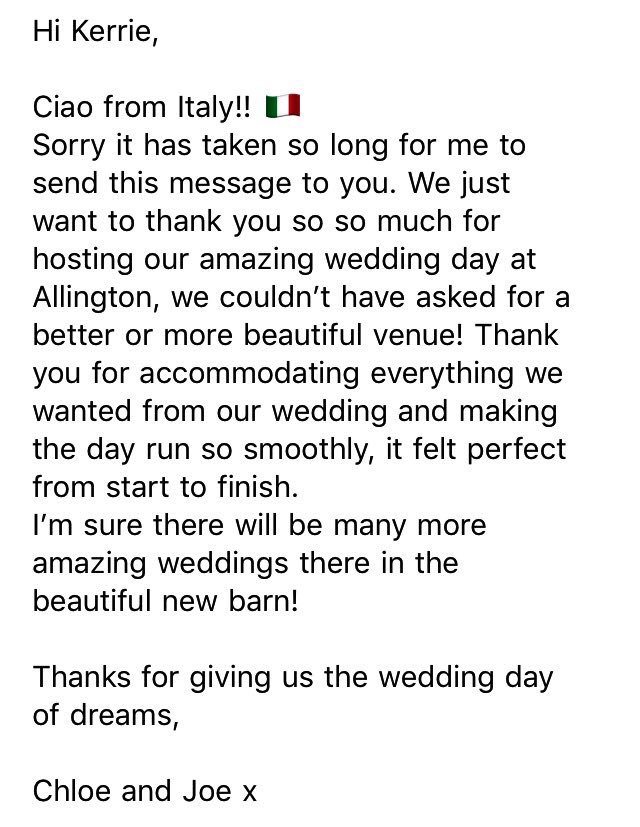 “Feeling Fabulous” 😎Super wedding feedback just received from the bride and groom after last Saturday’s wedding at the castle! #lovewhatyoudo #dreamwedding #weddingplanner #passionate #giveityourall #AllingtonCastle