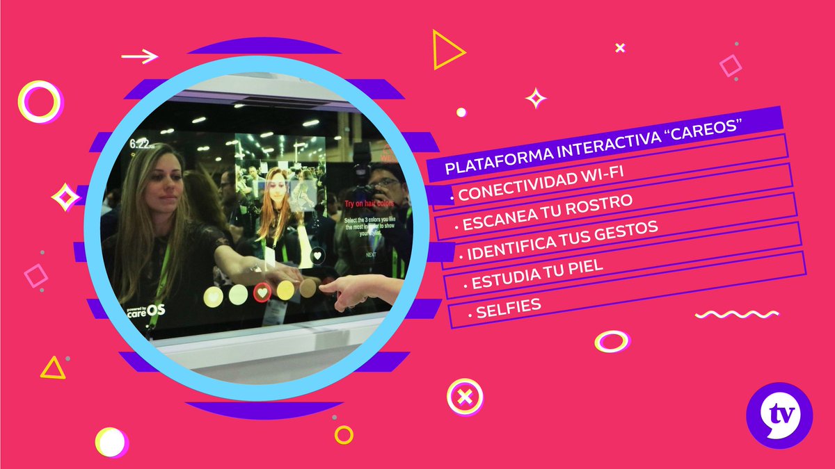 trentictv's tweet photo. La tecnología y la belleza hoy en día van de la mano, por esta razón #CareOs lanza un producto innovador; un espejo inteligente con visualización 4D que funciona como tu asesor de imagen gracias a la #IA y realidad aumentada. ¡Lo que le faltaba a tu tocador ya está aquí! https://t.co/DvskejsMar