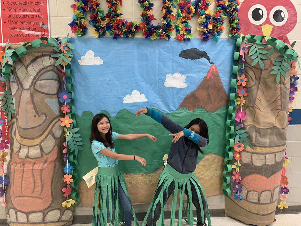 LT_CeasarR's tweet photo. Great way to end the year @NISD_NWC !!!  🌸 Aloha! from Northwest Crossing Learning Tree Fit Family Luau 🌺 A hui hou!!!🏝 @NISDLearningTre https://t.co/AXPjQc7BKr