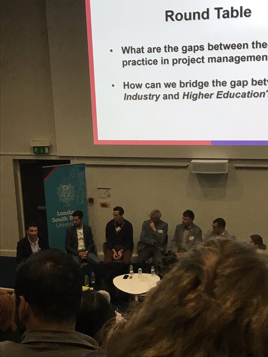 howardwhite89's tweet photo. #projectmanagementconference round table to round up an exciting and stimulating event @LSBU @LSBU_BUS https://t.co/GmNa8ZJFeq