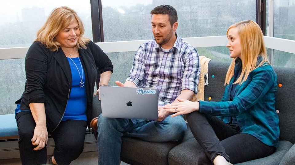 Flywire's tweet photo. FlyMates are at the center of what we do. See how they're helping us revolutionize the payable and receivables game in our recent @BuiltInBOS spotlight. https://t.co/dssNknjgv5 #boston #payments #FlyMateRecruiting #insideflywire #fintech #startup #paymentssolved https://t.co/IE2z924kF6