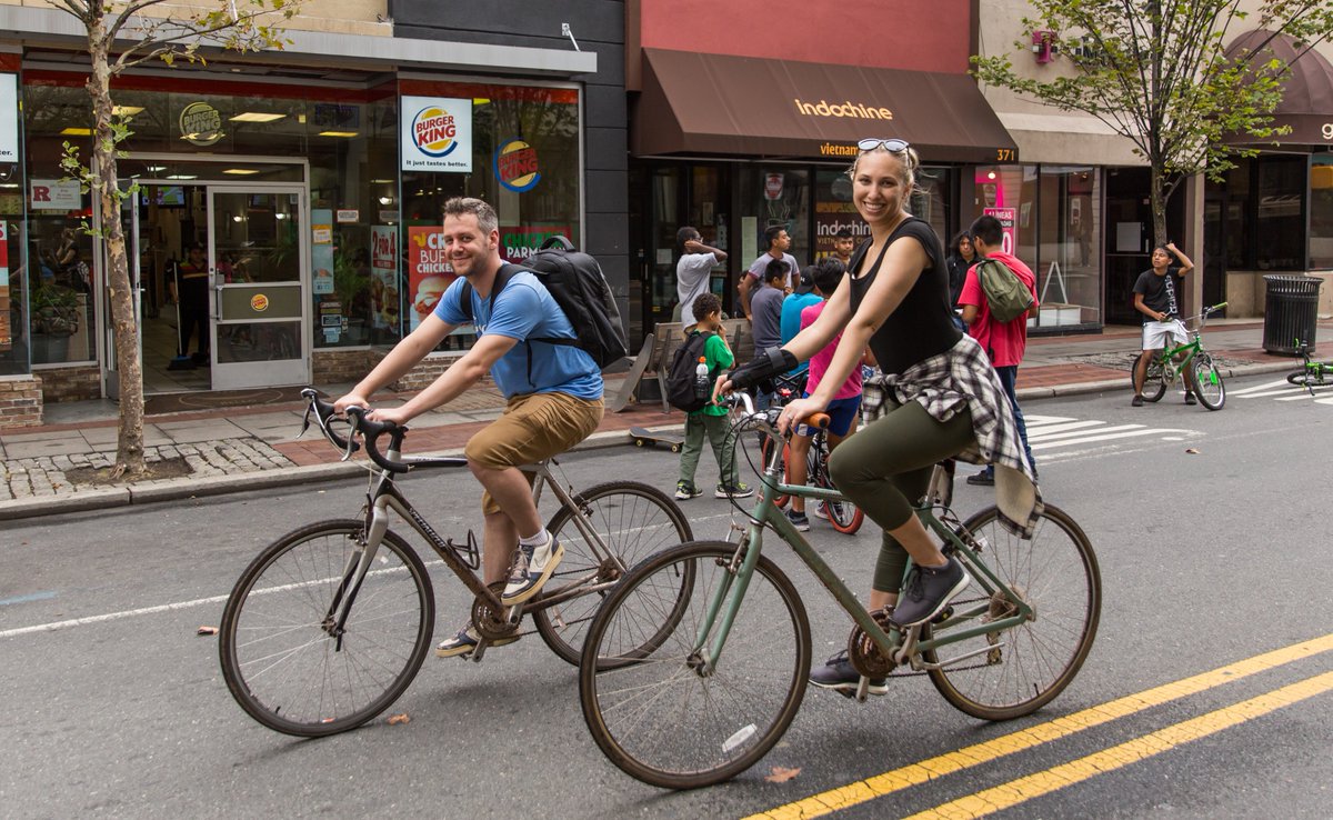 NBCiclovia's tweet photo. Prepare yourselves! Tomorrow is the Summer Ciclovia in New Brunswick. It will be full of activities and the weather is going to be great.
The route is on Remsen Avenue, Throop Avenue, Delavan Street, Sandford Street, &amp; Recreation Park. We'll see you in the streets!!! https://t.co/u5QxESMq76
