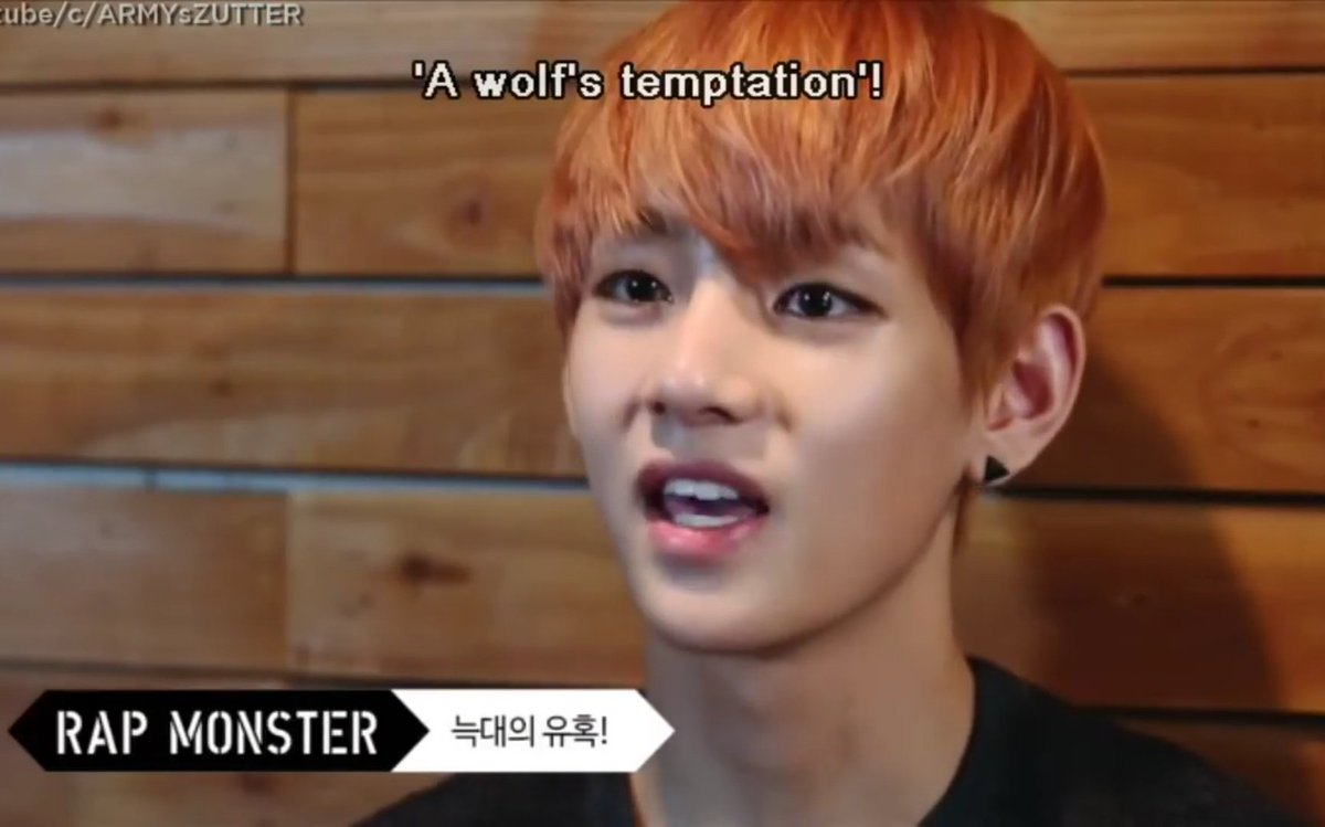 Taehyung referencing a movie "A wolf's temptation" to express loveHe mentioned that altho he wouldn't give up the girl he is in love with bc he pours everything into someone he loves but he was still touched by the protagonist's sacrifice #BTSV  @BTS_twt  #V  #Taehyung