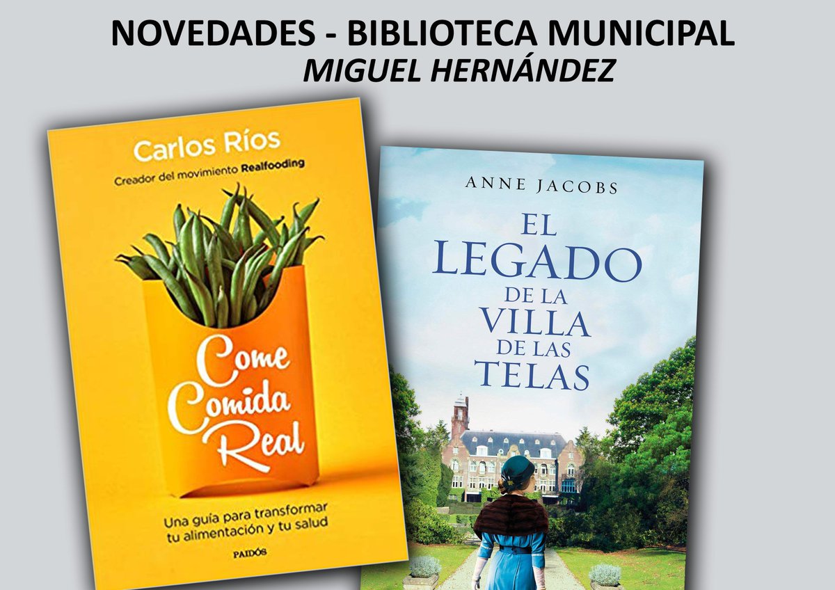 📖Come comida real 📖 es una de las últimas adquisiciones de la #biblioteca de #SMValdeiglesias. 

Consulta el boletín completo aquí ➡ ow.ly/vqf050utw5n