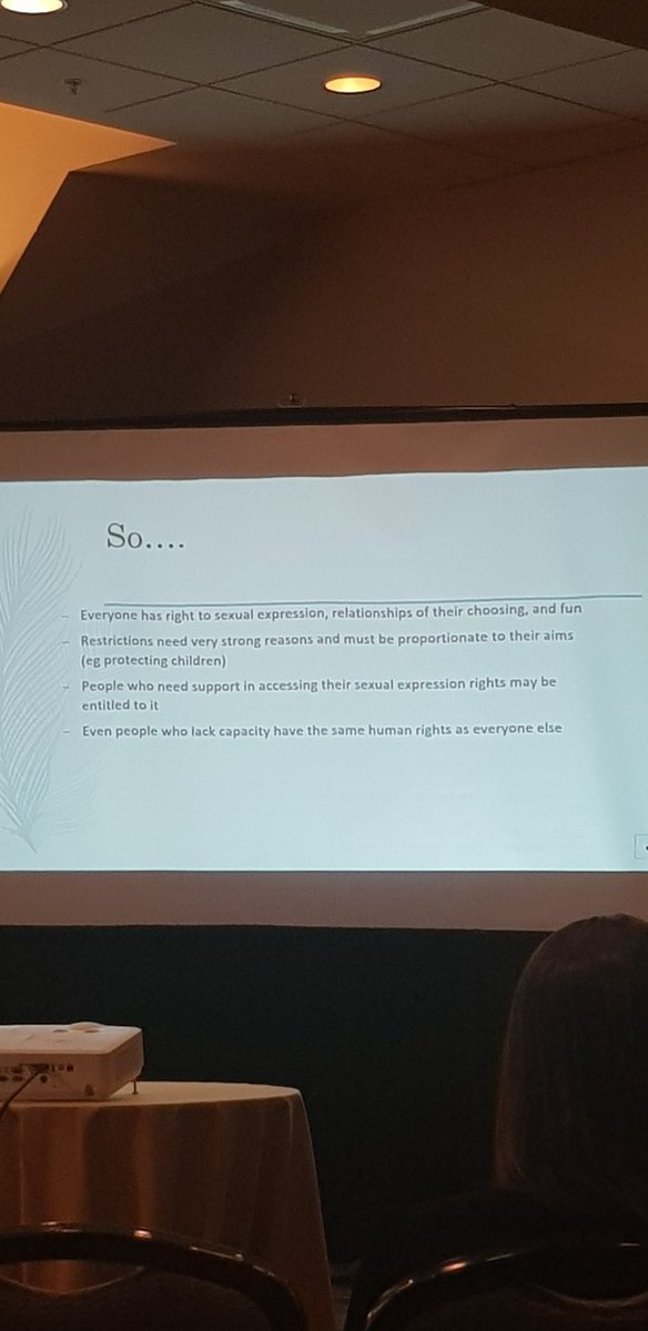 criminographer's tweet image. Laws not always written in a way accessible to general public; myths and misunderstanding can affect support given to clients by practitioners. Claire de Than - &quot;The human right to have fun: sex sexuality and regulation&quot;. People with disabilities more regulated #CRN6_DC2019