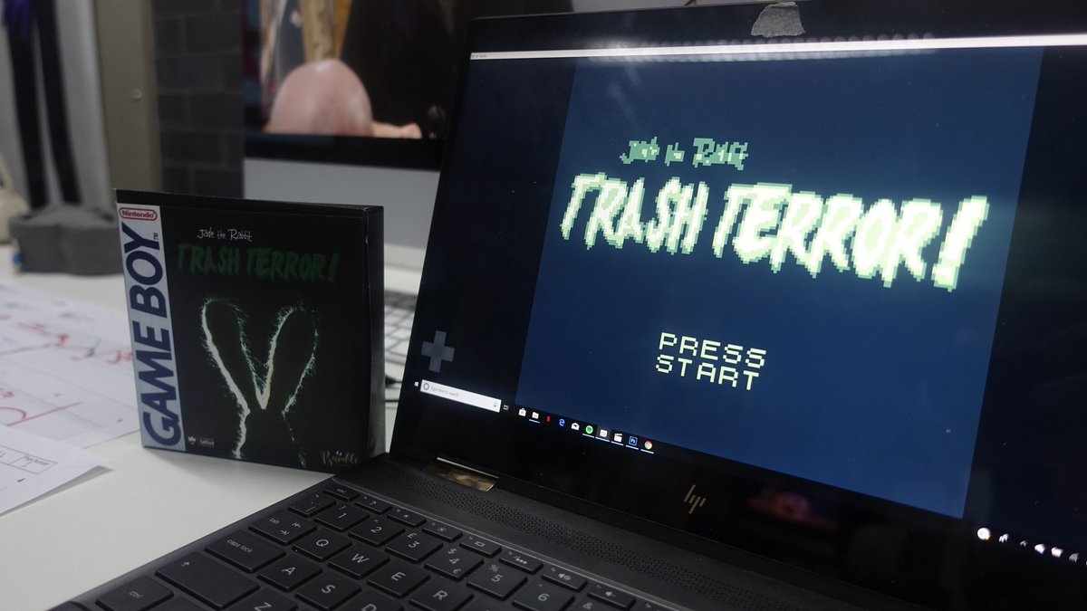 BumbleAnimation's tweet photo. We also have the official Jade the Rabbit Game for the gameboy up and playable at our booth!
So watch the film and then play it for yourself! https://t.co/msZOSbFHqk
