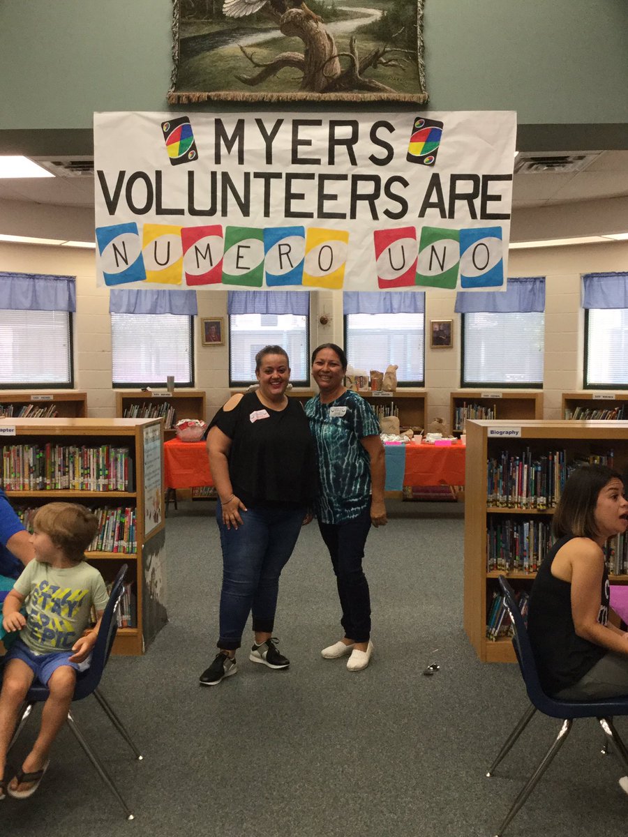CantuHensley's tweet photo. Myers Volunteers Are Numero Uno! A special thank you to all our parent, grandparents and community volunteers for being partners in the success of our students education!
@CantuHensley @NISDLib @NISDMyers #myerslibrarynews #myersgameon #ThisIsNorthisde #thisismyers https://t.co/7QUVzgno9G