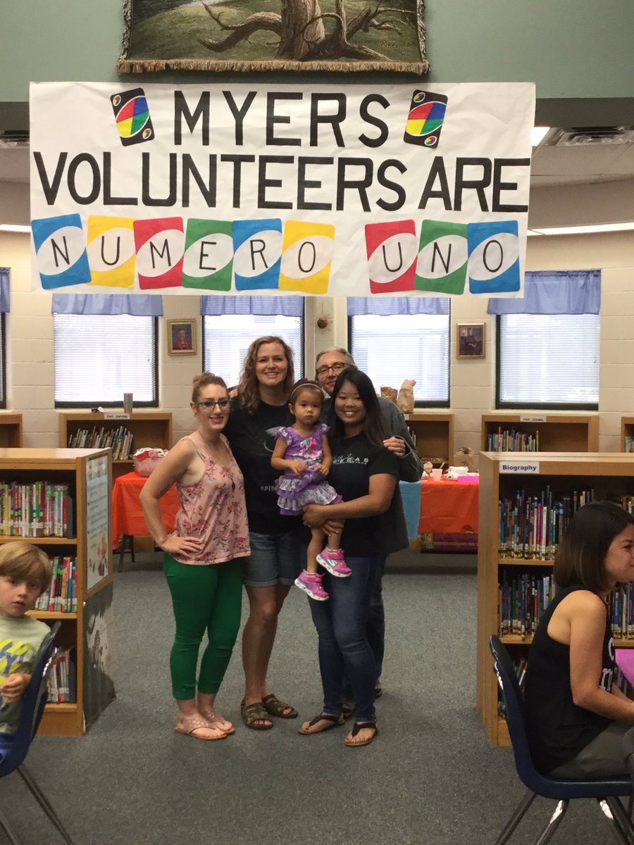 CantuHensley's tweet photo. Myers Volunteers Are Numero Uno! A special thank you to all our parent, grandparents and community volunteers for being partners in the success of our students education!
@CantuHensley @NISDLib @NISDMyers #myerslibrarynews #myersgameon #ThisIsNorthisde #thisismyers https://t.co/7QUVzgno9G