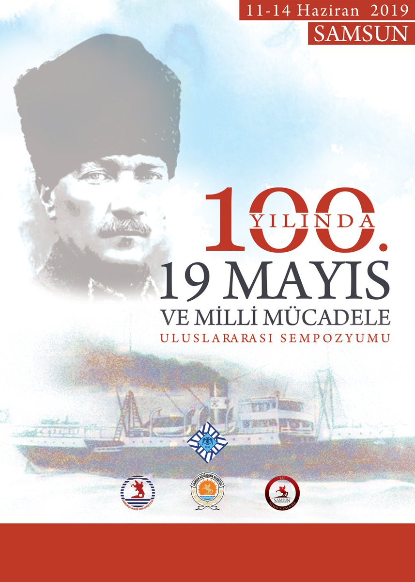 ttkgovtr's tweet photo. Kurumumuz ve Ondokuz Mayıs Üniversitesi iş birliğiyle 11-14 Haziran tarihleri arasında düzenlenecek olan "100. Yılında 19 Mayıs ve Millî Mücadele Uluslararası Sempozyumu"na davetlisiniz.

@TCSamsunValilik @SamsunBSB @omurektorluk https://t.co/kex6H4amuu