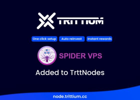 Welcome to the <a href="/SPDRVPS/">SPIDER VPS</a> community to the #trttNodes platform!!!
All the $SPDR investors have now, 2 weeks with no fees at our platform. 
With only €10, you can invest now in #SPIDER  at node.trittium.cc