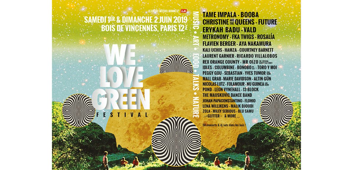 | #WeLoveGreen | 🎶 Retrouvez nos fraises ce weekend sur le festival #ecoresponsable <a href="/WeLoveGreen/">WE LOVE GREEN</a> ! Elles seront utilisées dans les recettes préparées par #Opoa, <a href="/yumidrinks/">Yumi</a> et le #Refettorio 🍓🌿 
#Festival #WLG2019 #Paris
