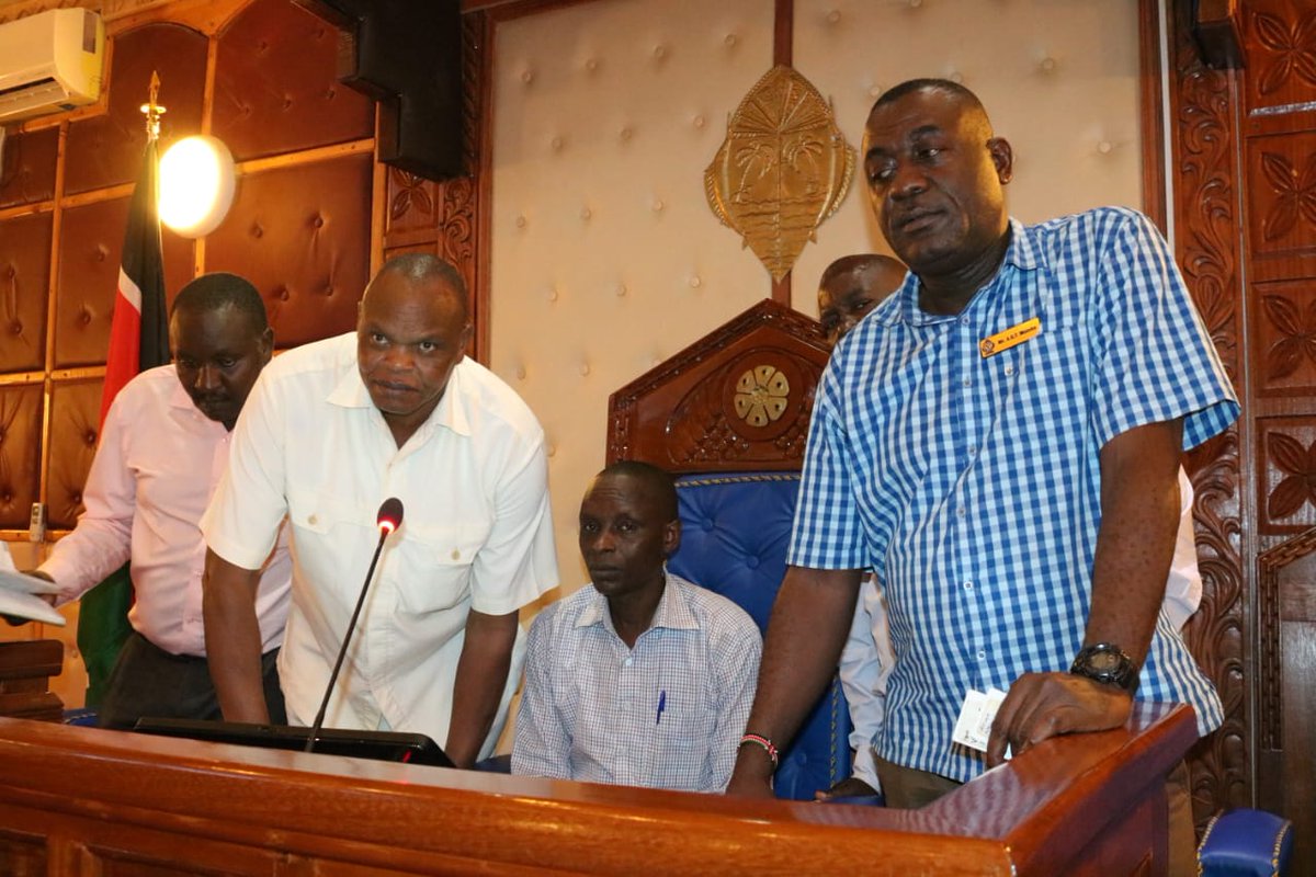 Today, Honourable Members from the County Assembly of Nakuru led by the Deputy Speaker Hon. Samuel Tanui paid a visit to the County Assembly of Kilifi.
