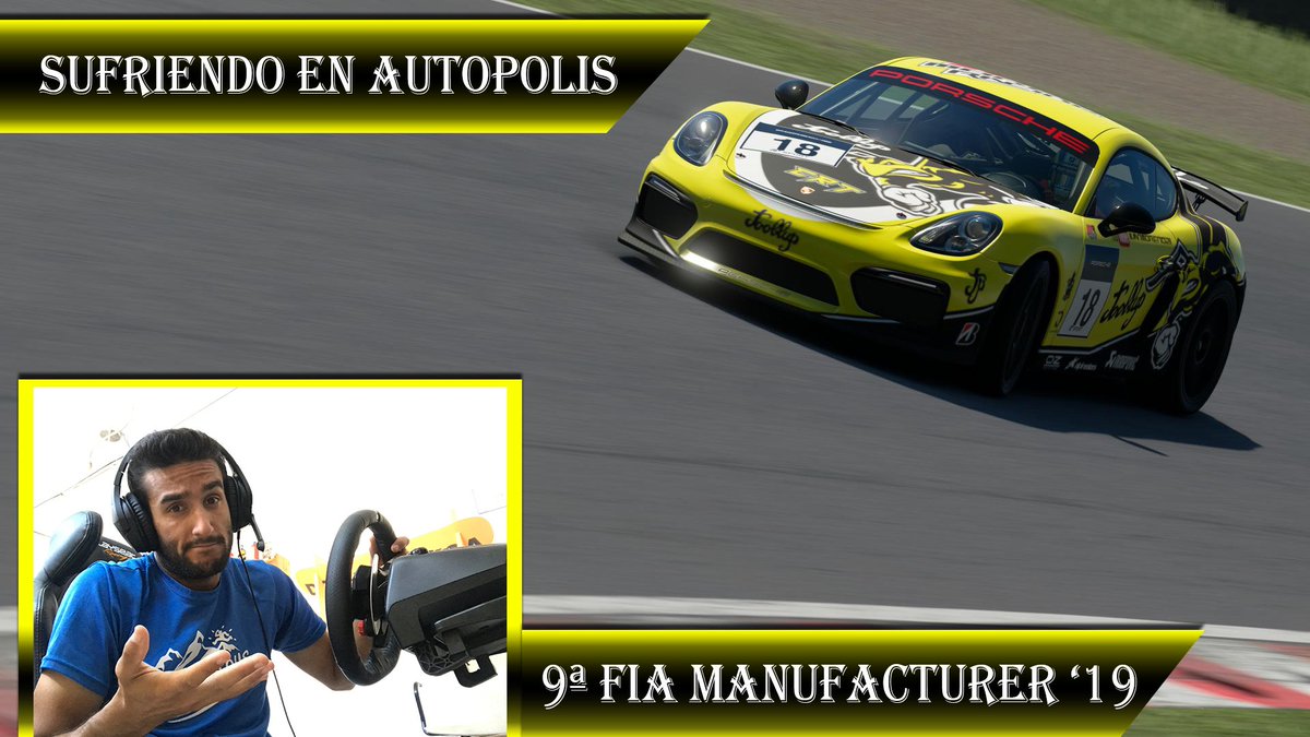 IvanMoreno21's tweet photo. Habéis visto mi ultima carrera de la FIA FAbricantes en #GTSport ?

Pues si no la habéis visto, y queréis sufrir un ratito conmigo, aquí la tenéis, directo en este enlace! https://t.co/ICw3LlicrU https://t.co/25yRyYsyBc