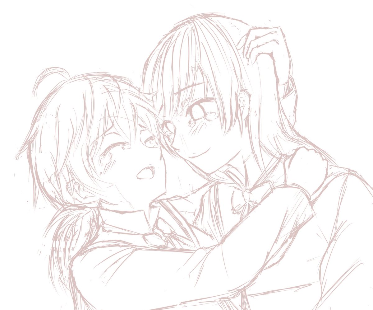 最近投稿したイラストのラフです。 