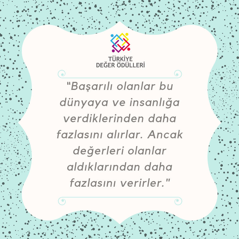 🏆 Türkiye Değer Ödülleri başvuruları devam ediyor!
 
Tema Değer: GÜVENİLİR OLMAK

📣 Ayrıntılı bilgi ve başvuru: turkiyedegerodulleri.com