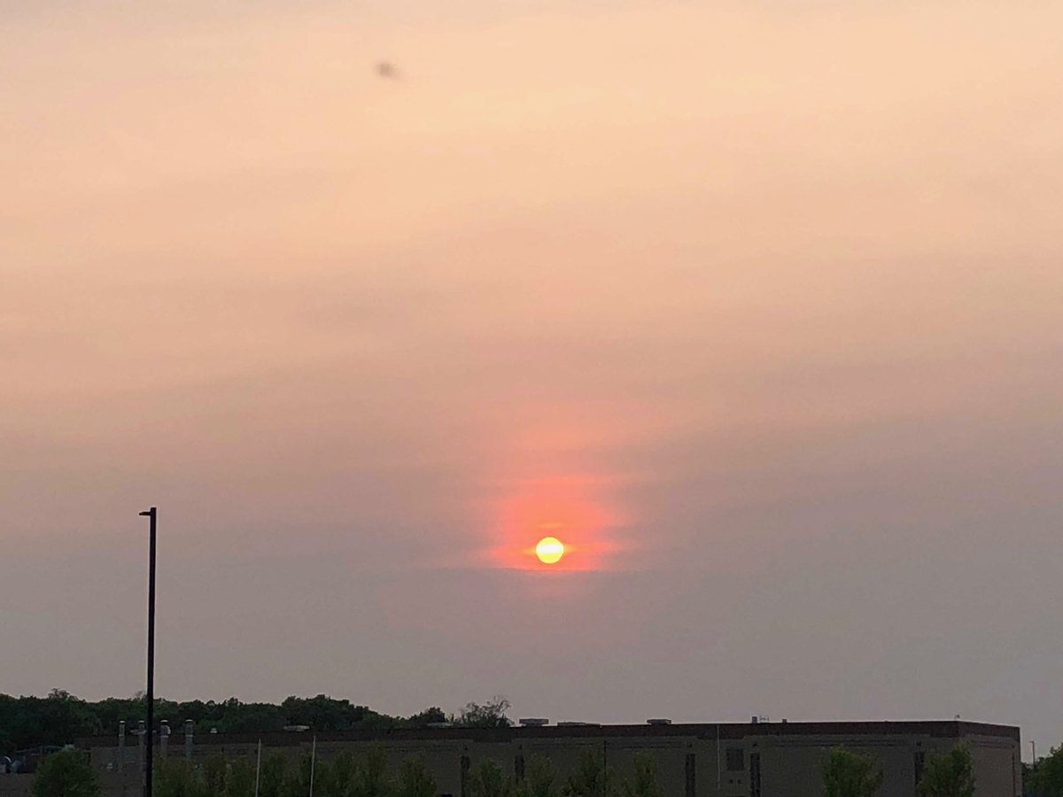 Sunset last night in Albertville! #mymorning #katsdad