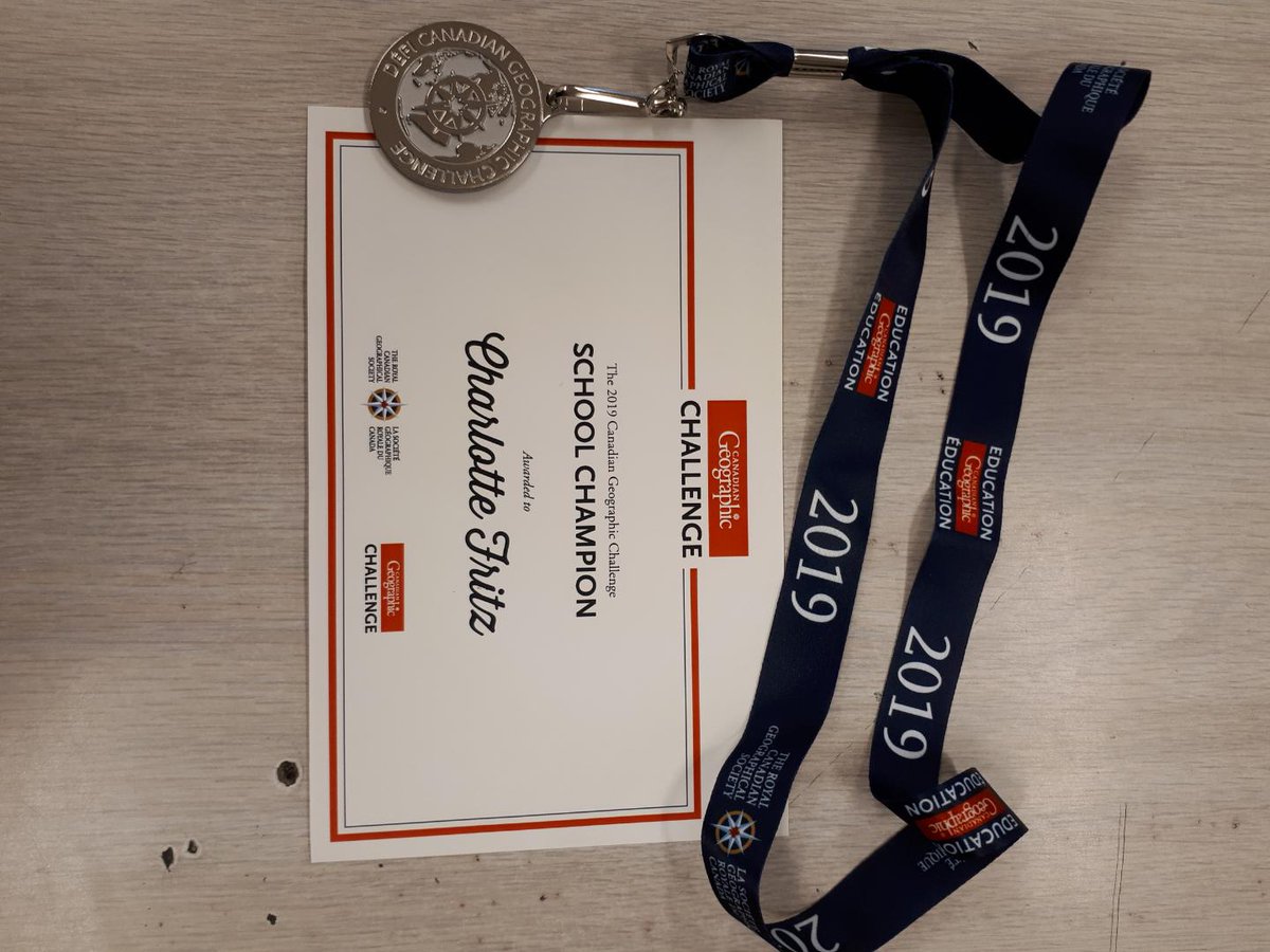 EdenHighDSBN's tweet photo. Congrats to Charlotte Fritz, who won second place in all of Canada for the esri story map competition! She also received a medal for her being the school champ for the Can Geographic challenge! https://t.co/uNkh5u0DBa