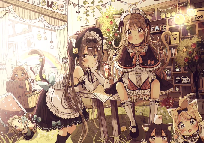 ひみつの猫カフェ☕️ 