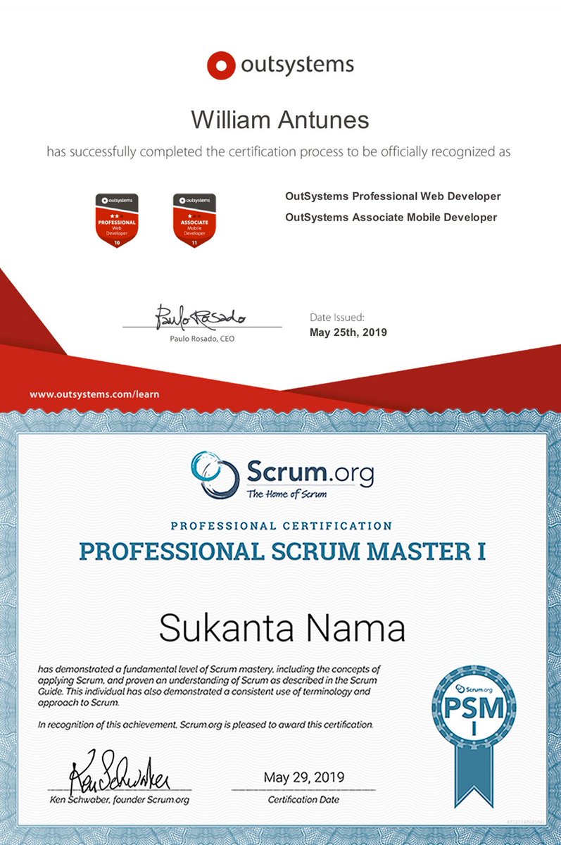 LINKITGroup's tweet image. Congratulations to William Antunes for certifying as an Associate #Mobile Developer and Sukanta Nama for becoming a Professional #Scrum Master!!

Hard work pays off 🥳🎉🎖

️#ScrumMaster #MobileDeveloper #OutSystems #Lowcode #Outsystemspartner @OutSystems @OutSystemsDev