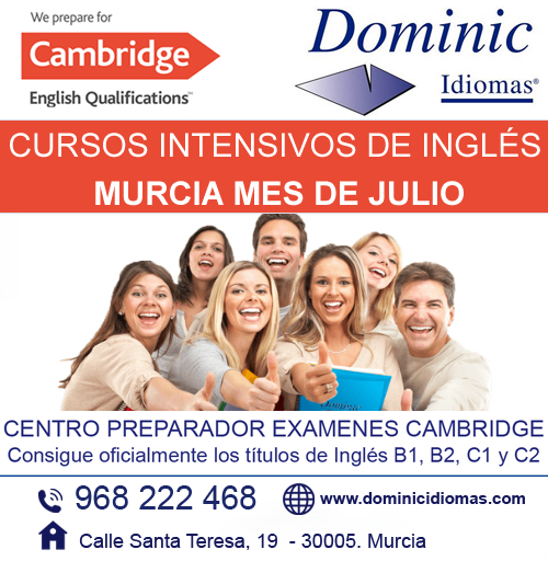 DominicIdiomas's tweet photo. Cursos intesivos de inglés Murcia mes de julio https://t.co/kbMw9hA7Qq #julio #ingles #idiomas #murcia #academia #B1murcia #b2murcia #cursointesivo https://t.co/Gw75TUPFNb
