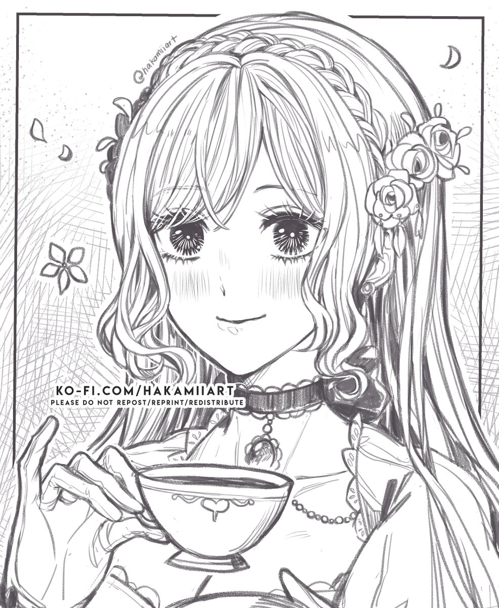 (❁'◡`❁)
OC Miiru for Atelier_Aka
White-Haired Girl from The House in Fata Morgana for @theaquapainter

Thank you so much!!
Caffenaite me! ( '・ω・`)_且~ https://t.co/EL5kRzHAfm 