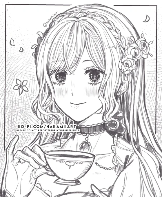 (❁'◡`❁)
OC Miiru for Atelier_Aka
White-Haired Girl from The House in Fata Morgana for @theaquapainter

Thank you so much!!
Caffenaite me! ( '・ω・`)_且~ https://t.co/EL5kRzHAfm 
